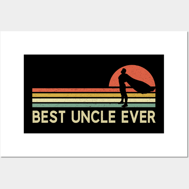 Best Uncle Ever Fathers Day shirt Wall Art by anitakayla32765